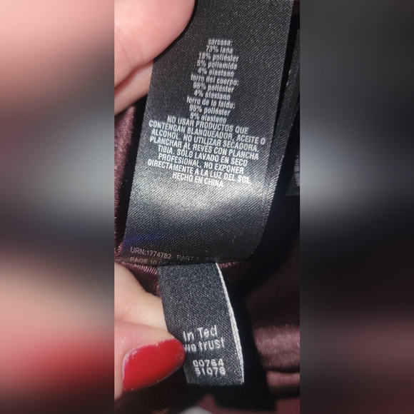 Ted Baker Edge to Edge Sheath Dress - Oxblood Sz 1 Equiv‎ To US Sz 4 Wool Blend - Picture 7 of 10